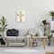 Stupell Industries Floral Cross Religious Symbol Canvas Wall Art